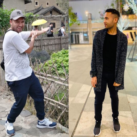 Tav過(guò)去的照片與現(xiàn)在的照片做對(duì)比