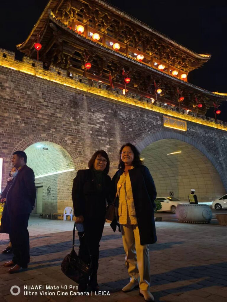 Clowning with some friends at Jiangxi TCM center