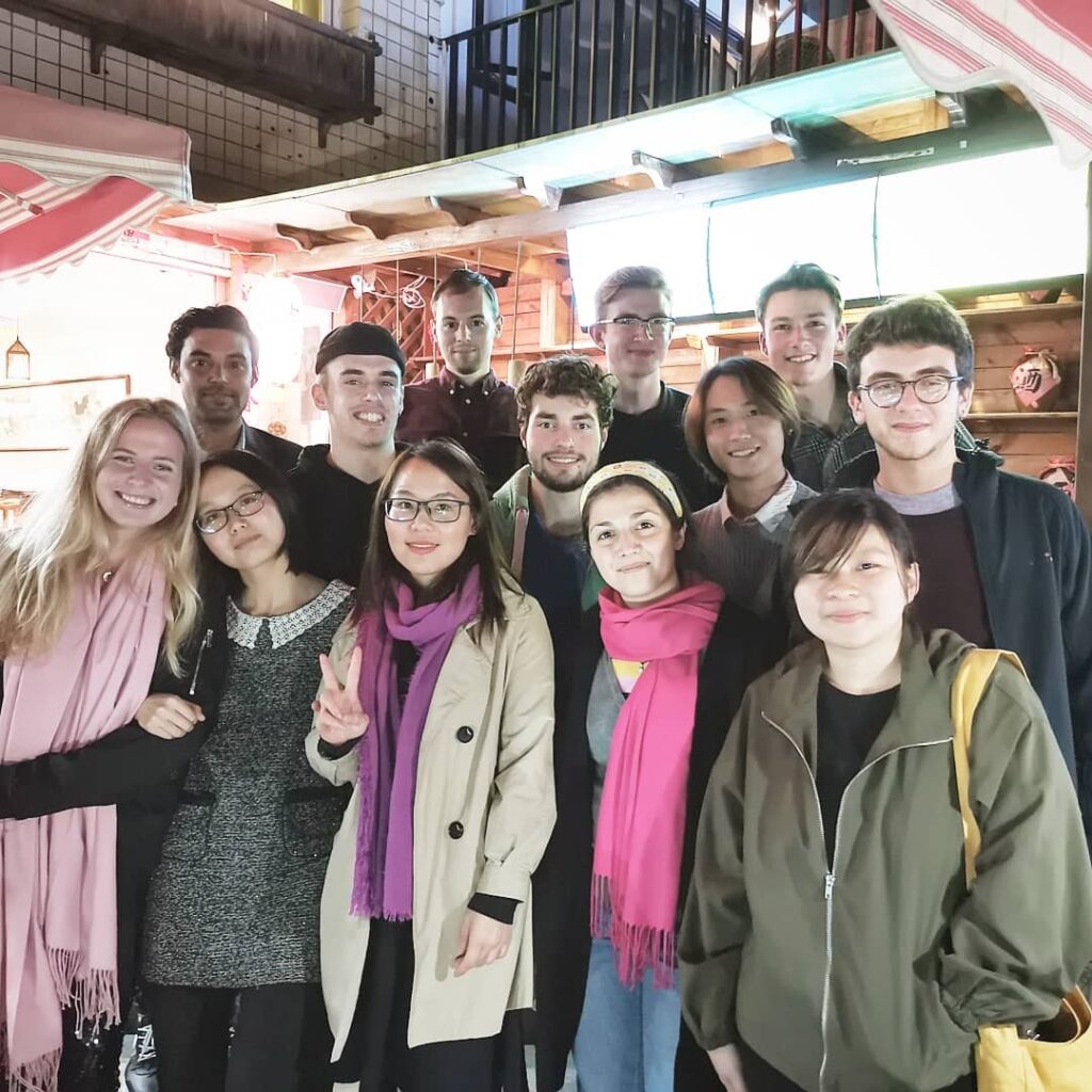 A Chinese and international student get-together