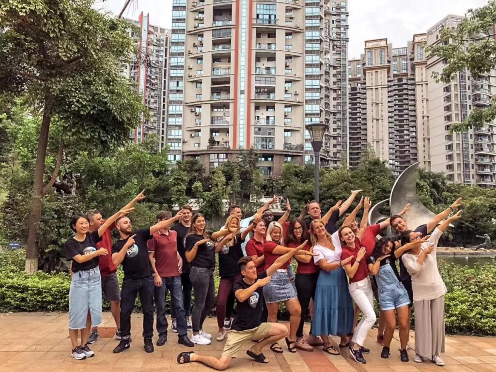 It is absolutely amazing to work with people from all over the world