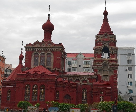 Old Russian church on Gexing jie
