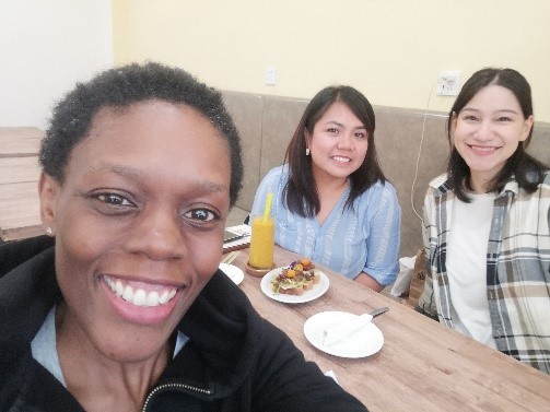 Precious time between teaching to meet my fellow Harbin settlers.